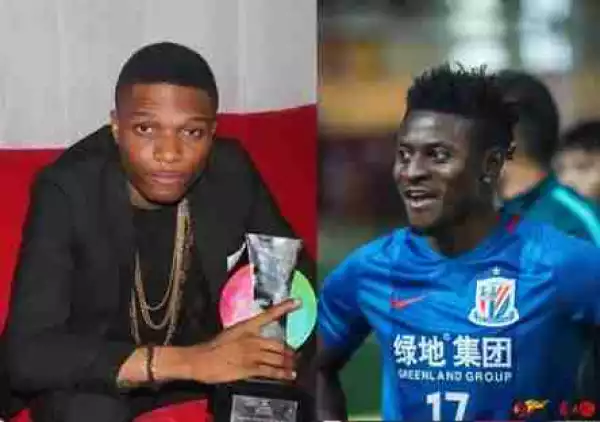 Wizkid And Obafemi Martins Spotted Partying Together In Lagos (Photo)